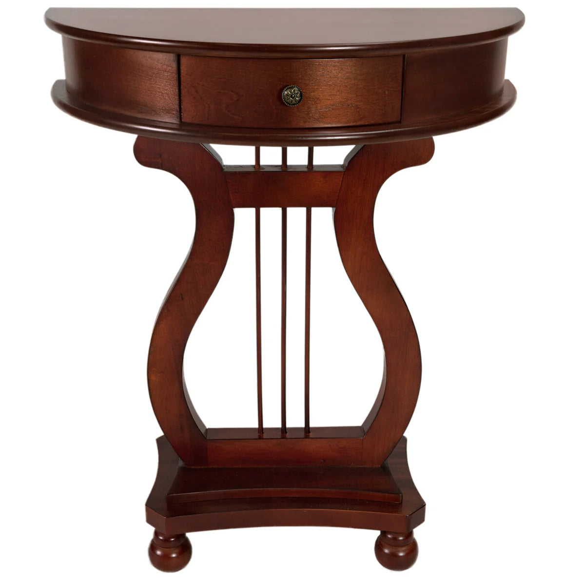 Executive Desk with 3 Drawers – Cherry Finish - All Thing Cedar All Things Cedar