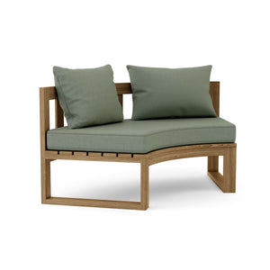Circular Modular Deep Seating – Premium Teak Comfort Meets Custom Style Susan
