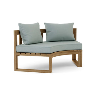 Circular Modular Deep Seating – Premium Teak Comfort Meets Custom Style Susan