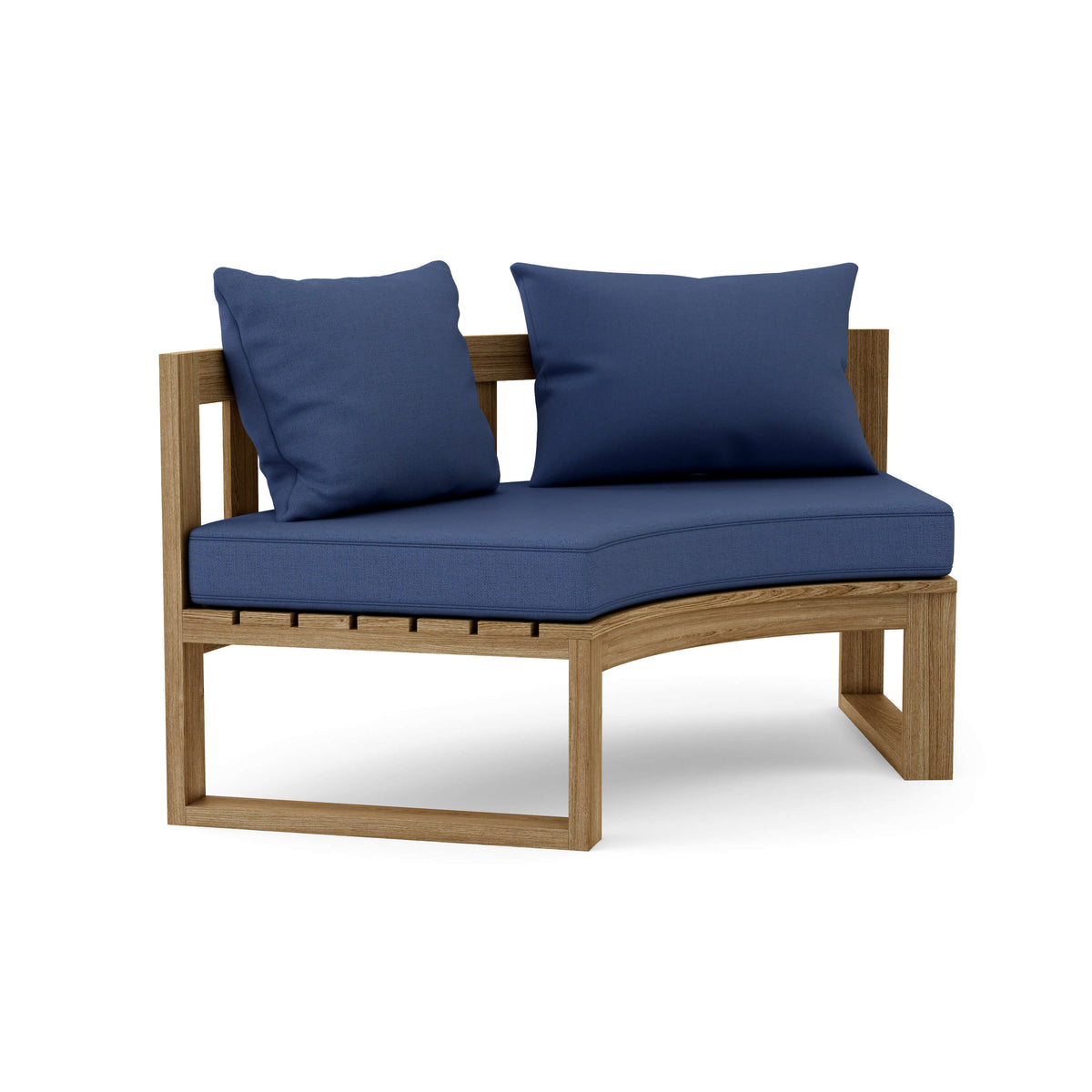 Circular Modular Deep Seating – Premium Teak Comfort Meets Custom Style Susan