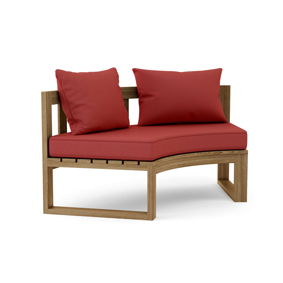 Circular Modular Deep Seating – Premium Teak Comfort Meets Custom Style Susan