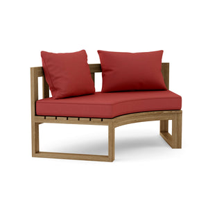 Circular Modular Deep Seating – Premium Teak Comfort Meets Custom Style Susan