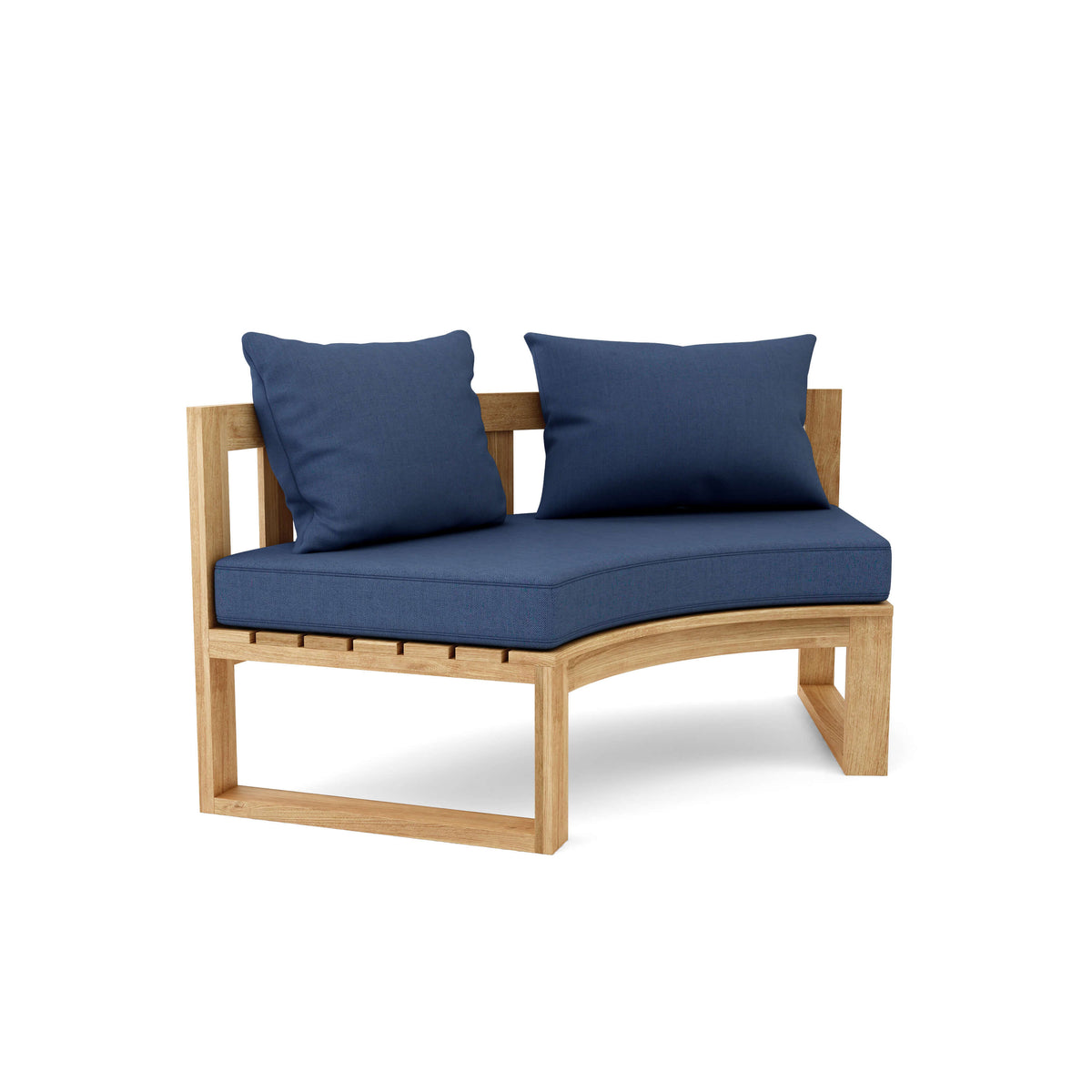 Circular Modular Deep Seating – Premium Teak Comfort Meets Custom Style Susan