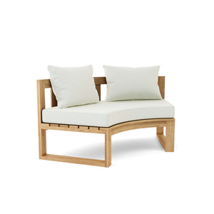Circular Modular Deep Seating – Premium Teak Comfort Meets Custom Style Susan