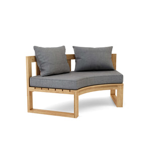 Circular Modular Deep Seating – Premium Teak Comfort Meets Custom Style Susan