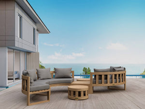 Circular Modular Deep Seating Set 4 Susan