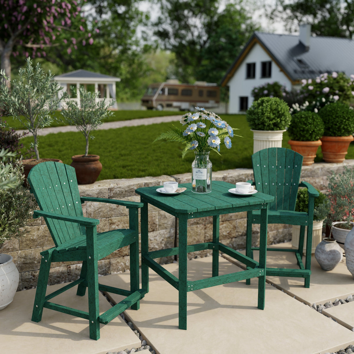 Classic 3-Piece Counter Set Dining Set