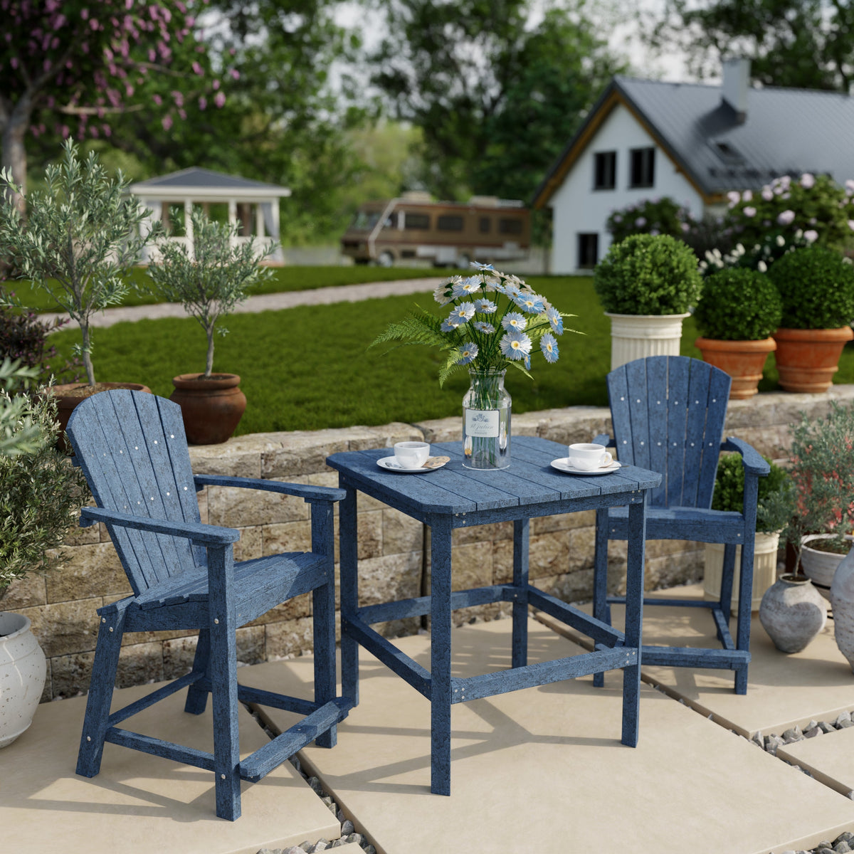 Classic 3-Piece Counter Set Dining Set