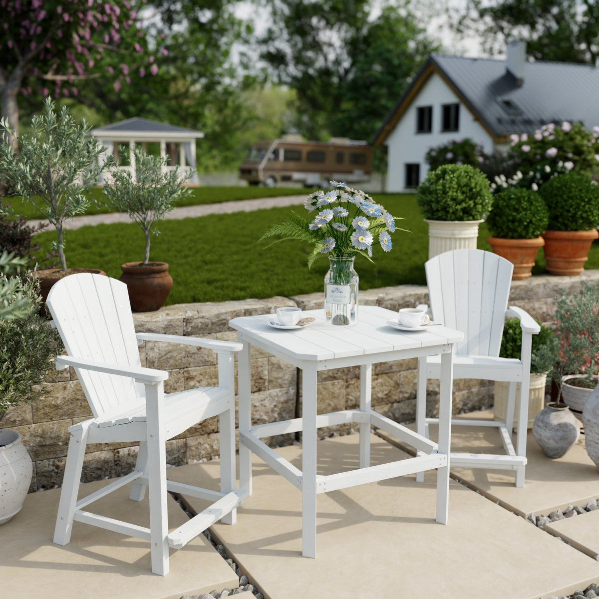 Classic 3-Piece Counter Set Dining Set