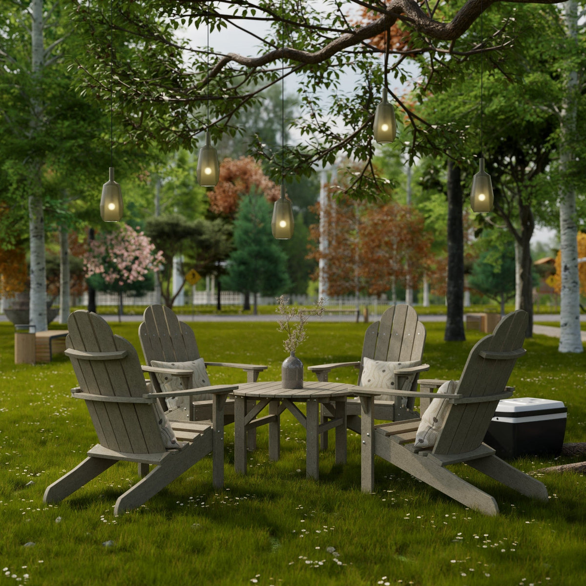 Classic 33" Round Conversation Table Outdoor Table