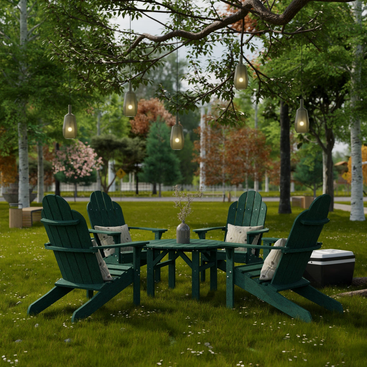Classic 33" Round Conversation Table Outdoor Table