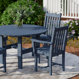 Classic 5-Piece 46" Round Dining Set with Dining Chairs Dining Set