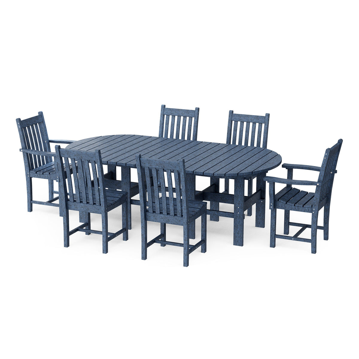 Classic 7-Piece 44"x84" Dining Set Dining Set