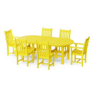 Classic 7-Piece 44"x84" Dining Set Dining Set