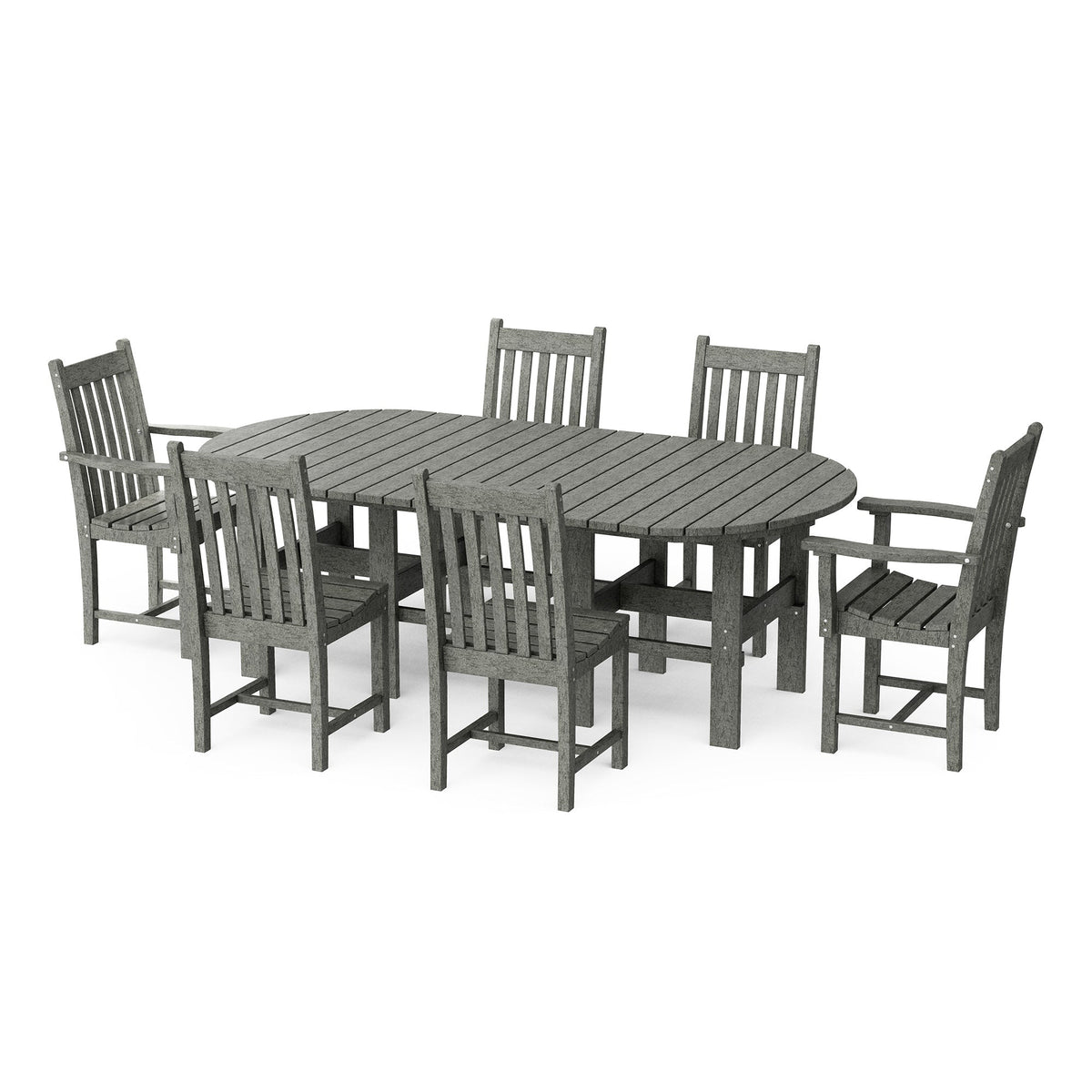 Classic 7-Piece 44"x84" Dining Set Dining Set