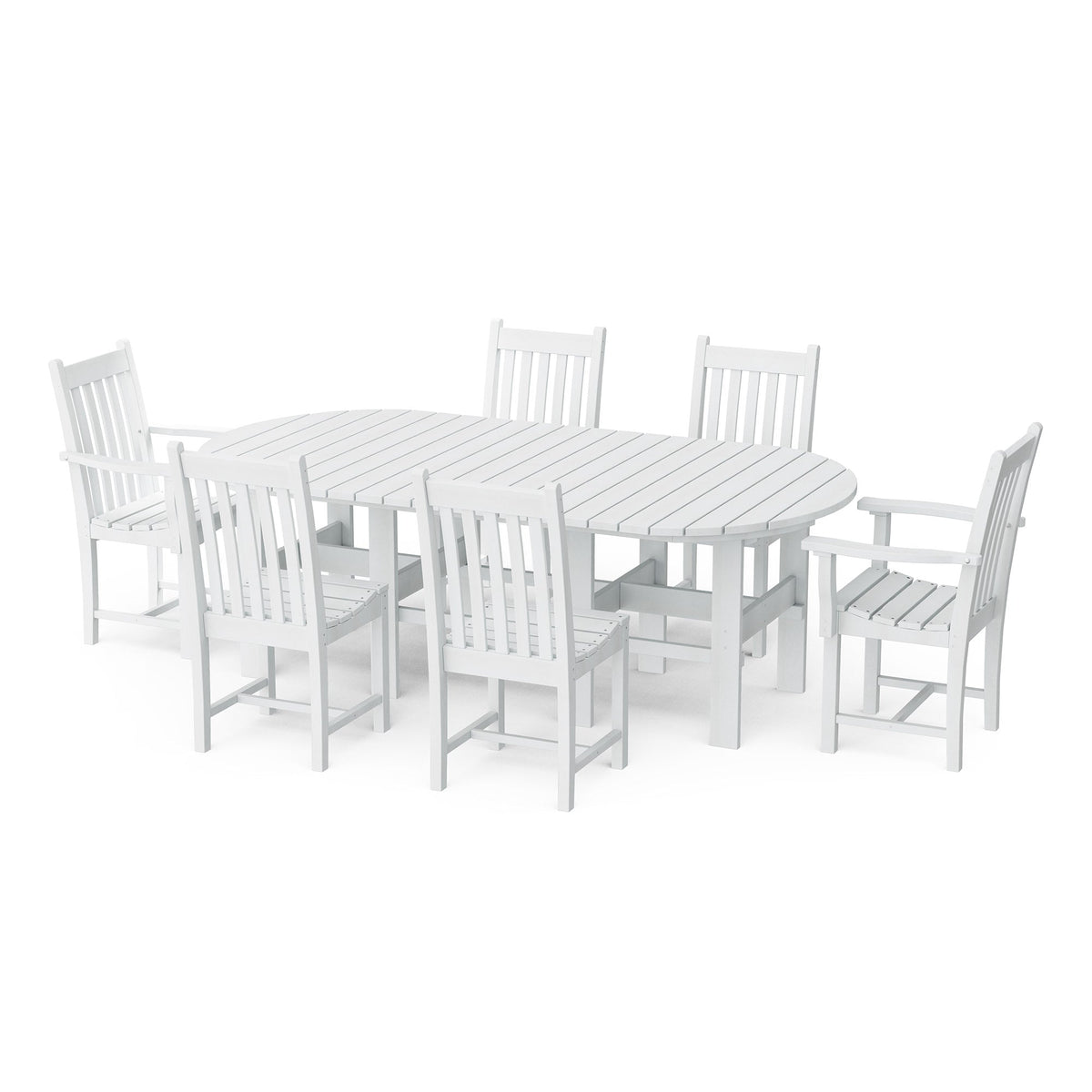Classic 7-Piece 44"x84" Dining Set Dining Set