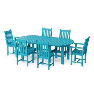Classic 7-Piece 44"x84" Dining Set Dining Set