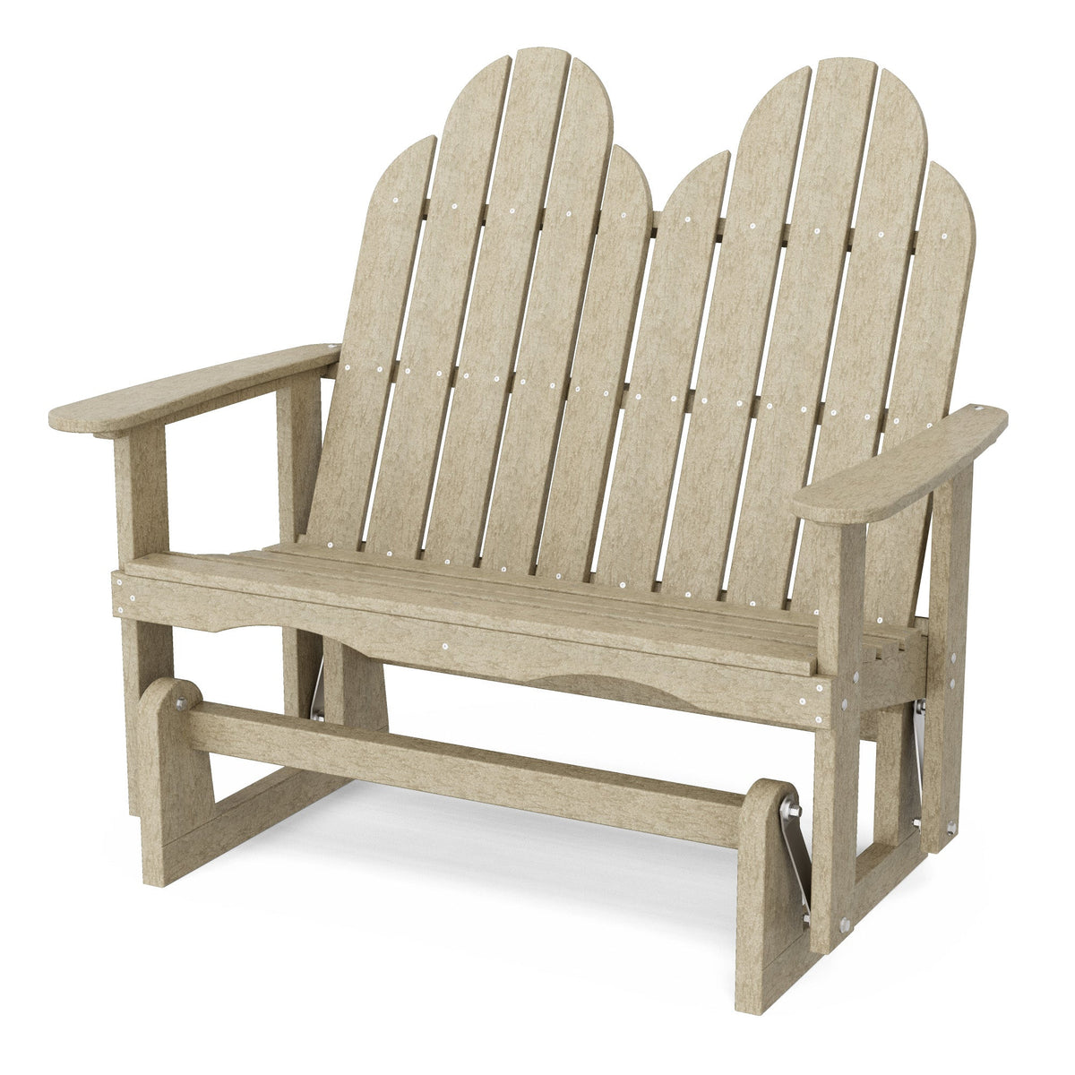 Classic Adirondack Glider Outdoor Glider