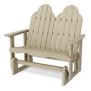 Classic Adirondack Glider Outdoor Glider