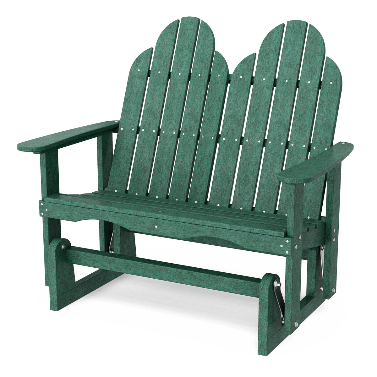Classic Adirondack Glider Outdoor Glider