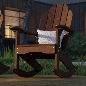 Classic Adirondack Rocker Rocking Chair