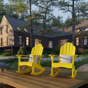 Classic Adirondack Rocker Rocking Chair