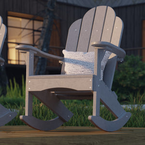 Classic Adirondack Rocker Rocking Chair