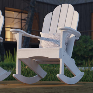 Classic Adirondack Rocker Rocking Chair