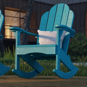 Classic Adirondack Rocker Rocking Chair