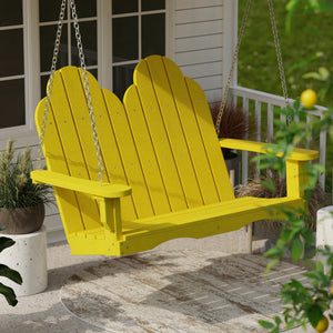 Classic Adirondack Swing Porch Swing