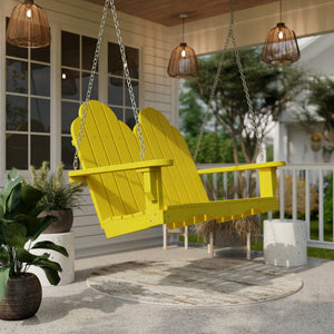 Classic Adirondack Swing Porch Swing