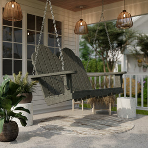 Classic Adirondack Swing Porch Swing