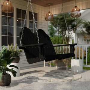 Classic Adirondack Swing Porch Swing
