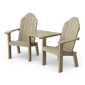 Classic Deck Chair Tete-a-Tete Bench Garden Bench