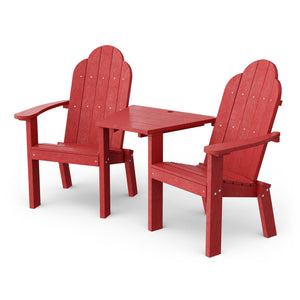Classic Deck Chair Tete-a-Tete Bench Garden Bench