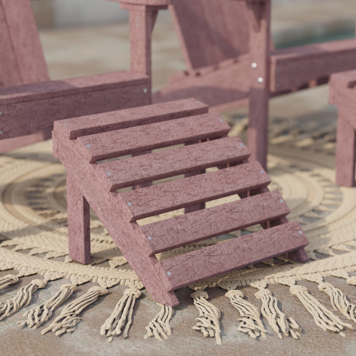 Classic Footrest Foot Stool