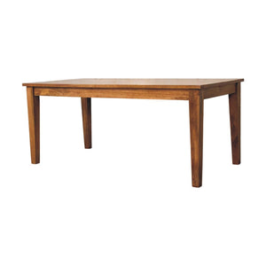 Classic Golden Teak Solid Wood Dining Table Bench