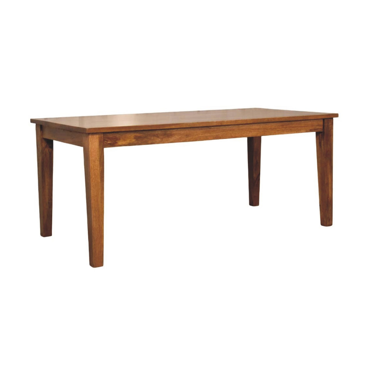 Classic Golden Teak Solid Wood Dining Table Bench