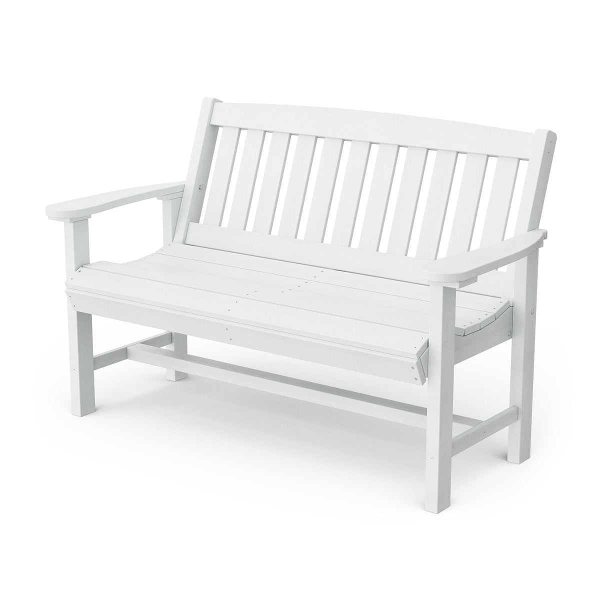 Classic Mission Bench Garden Bench White