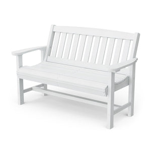 Classic Mission Bench Garden Bench White