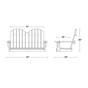 Classic Savannah Swing Porch Swing
