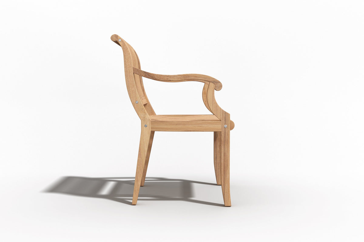 Clement Teak Outdoor Dining Armchair Outdoor Chair