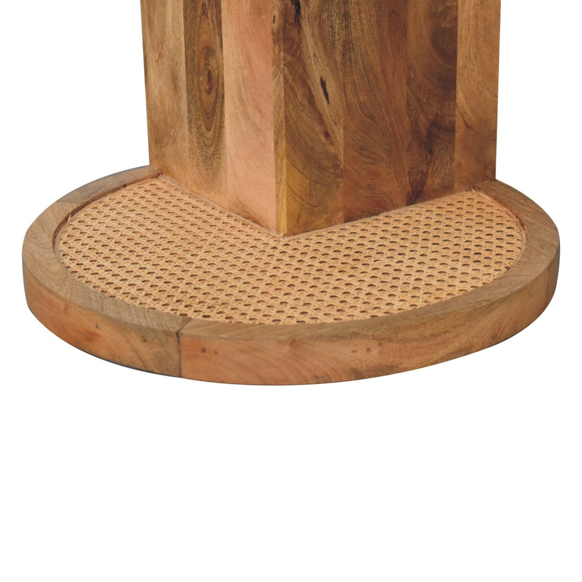 Close-knit Corner End Table Bench