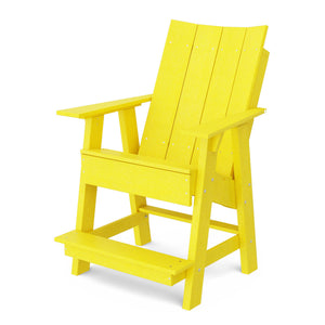 Contemporary High Adirondack Chair Outdoor Chair