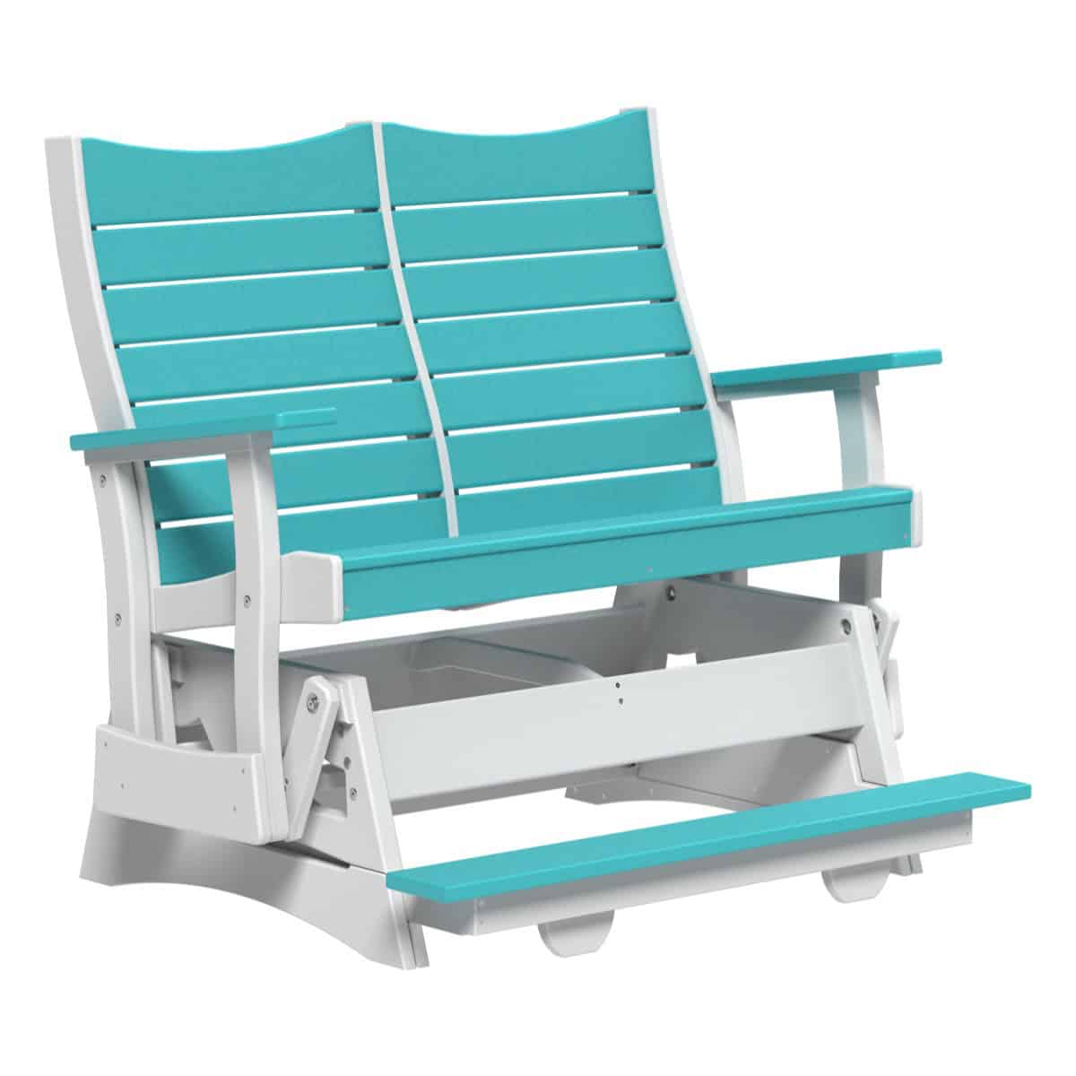 Contour Balcony Glider Porch Swing 4ft / Aruba Blue