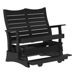 Contour Balcony Glider Porch Swing 4ft / Black