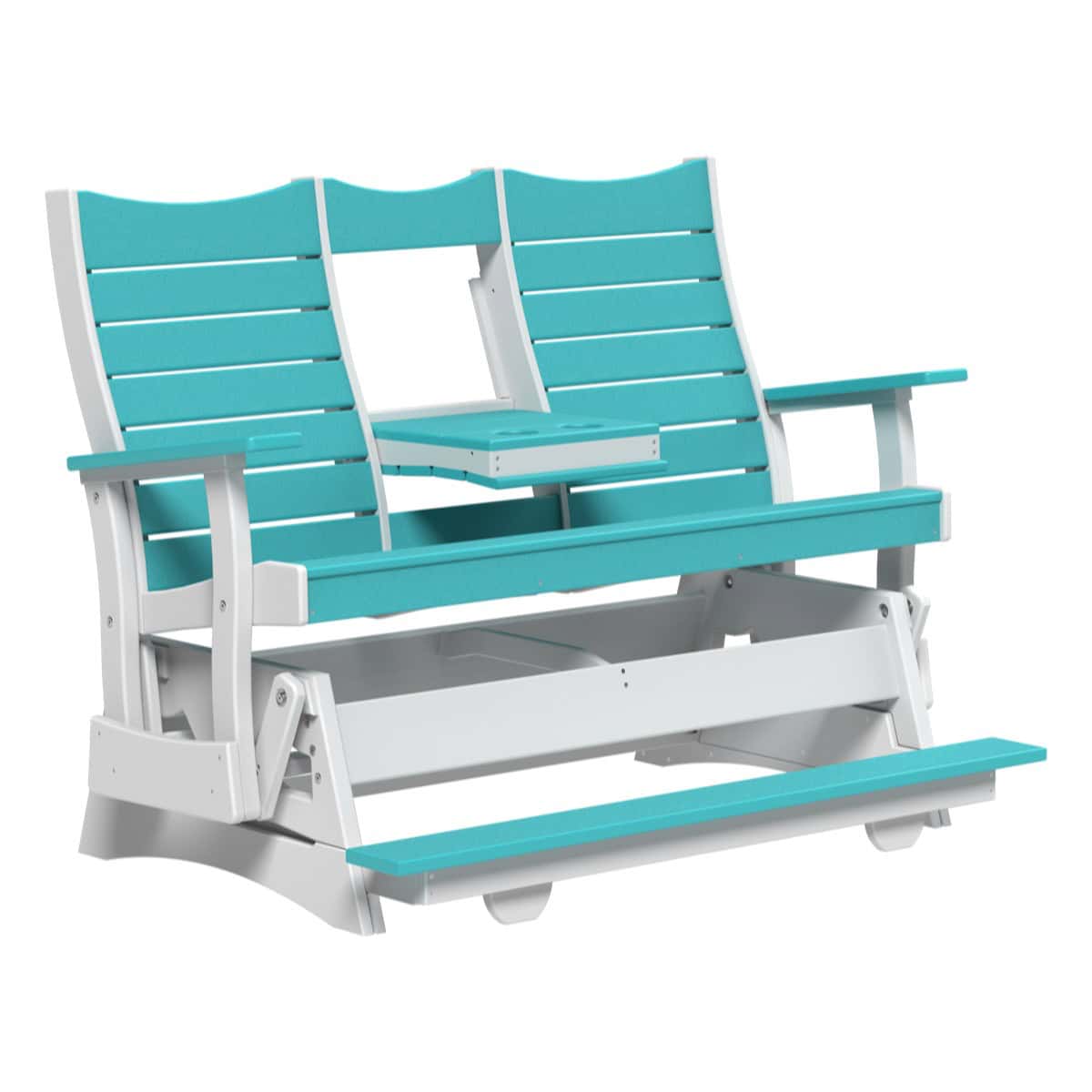 Contour Balcony Glider Porch Swing 5ft / Aruba Blue