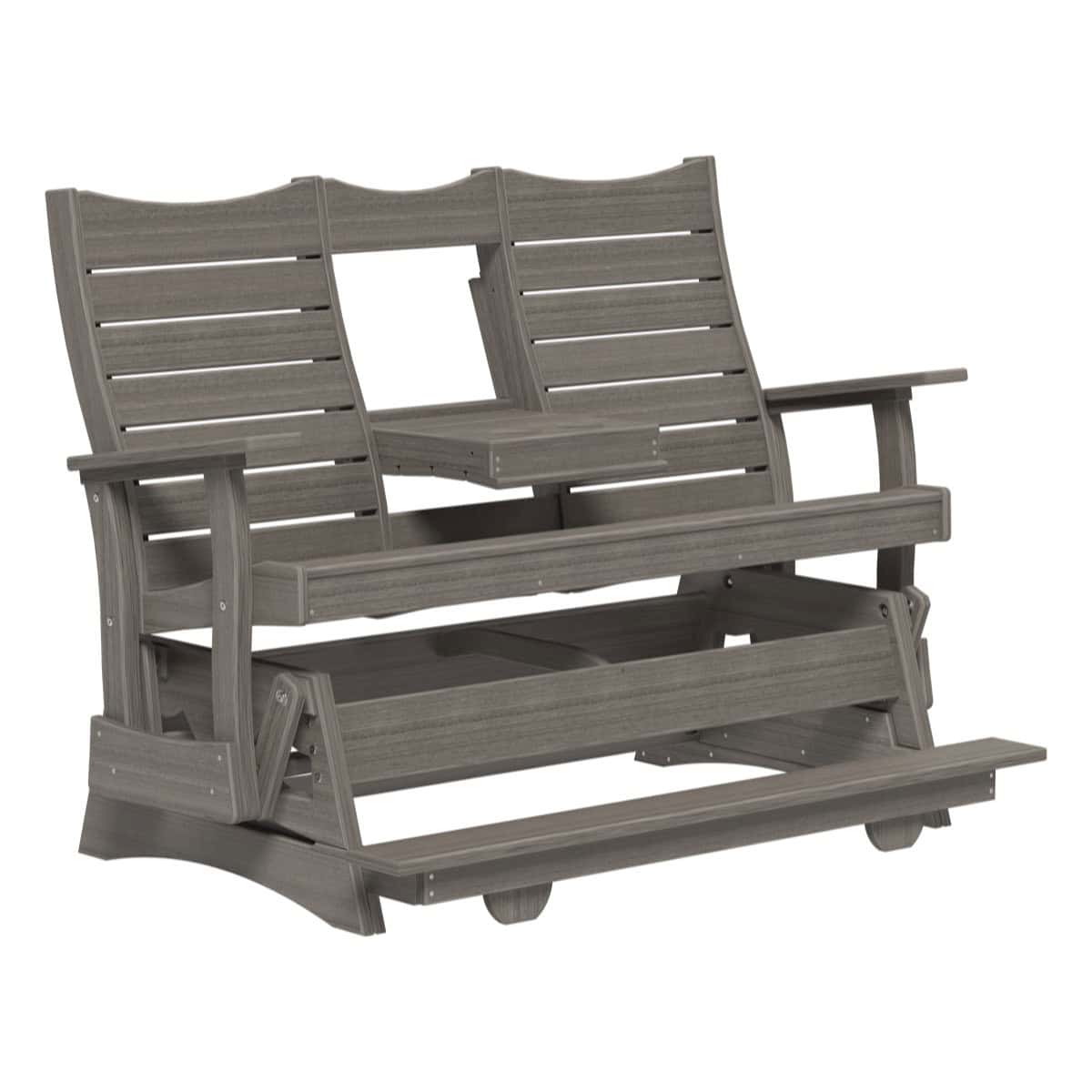 Contour Balcony Glider Porch Swing 5ft / Coastal Gray
