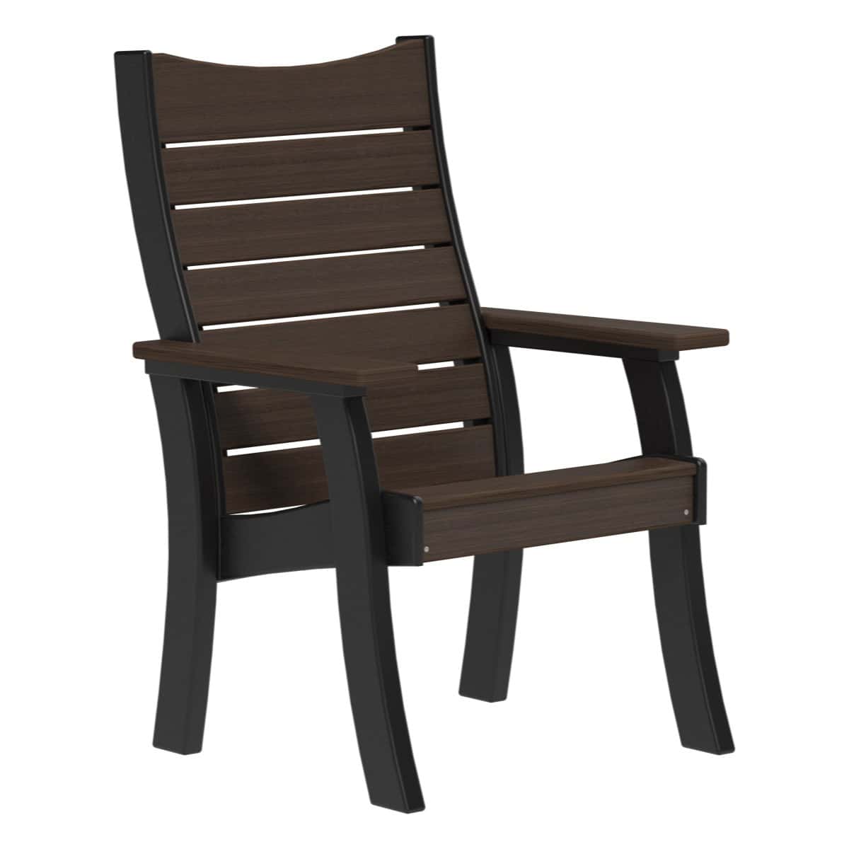 Contour Bench (2' and 4') Porch Swing 2ft / Brazilian Walnut &amp; Black