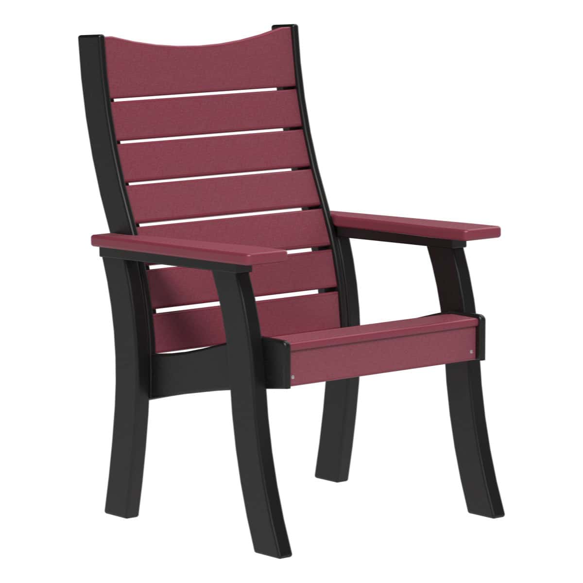 Contour Bench (2' and 4') Porch Swing 2ft / Cherrywood &amp; Black
